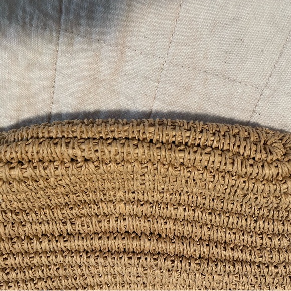 Kurt Geiger Beige Woven Shoulder Bag - Picture 5 of 6